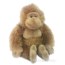 Peluche orangután marrón juguete